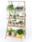 Bamboo 3-Tier Hanging Plant Stand Planter Shelves Flower Pot Organizer Storage Rack,$ 59 MSRP