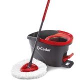 O-Cedar Easy Wring Microfiber Spin Mop, Bucket Floor Cleaning System?,$29 MSRP