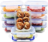 Glass Meal Prep Containers,$35 MSRP