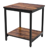 Homemaxs End Table, 2 Tier Side Table,$49 MSRP