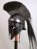 Black Corinthian Helmet Ancient Warriors Helmet,$81 MSRP