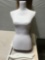 White Female Dress Form Mannequin Torso Body with White Adjustable Tripod Stand, $52 MSRP
