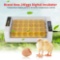 24 Eggs Incubator Automatic Digital Incubator Chicken Duck Egg Hatcher with Temperature and Humidity