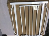 Baby Gate for Stairs Walk Through Easy Auto Close White Child Safety Gate, $189 MSRP