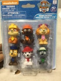 NEW Paw Patrol Mini Figure Set 6 Rescue Team pack puppies dogs Nickelodeon 3+, $9 MSRP