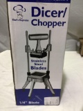 Chef's Supreme - Vegetable Dicer w/ Stainless Blades, $163 MSRP