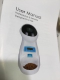 Automatic Cat Feeder, Pet Feeder Cat Food Dispenser 4 Meals A Day with Timer, $52 MSRP