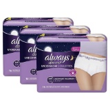 Always Discreet Incontinence & Postpartum Underwear for Women,Disposable,Small/Medium 48cnt $40 MSRP