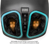 InvoSpa Electric Foot Massager Machine with Heat - Shiatsu, Deep Kneading Foot Massage $54 MSRP