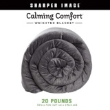 Calming Comfort Weighted Blanket by Sharper Image- A Heavy Blanket| 20 lb....$ 149 MSRP