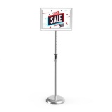 Pedestal Poster Stand Adjustable Sign Holder Stand,$34 MSRP