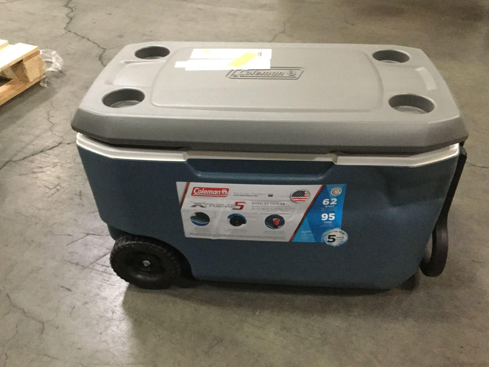Coleman 62-Quart Xtreme 5-Day Heavy-Duty Cooler Proxibid