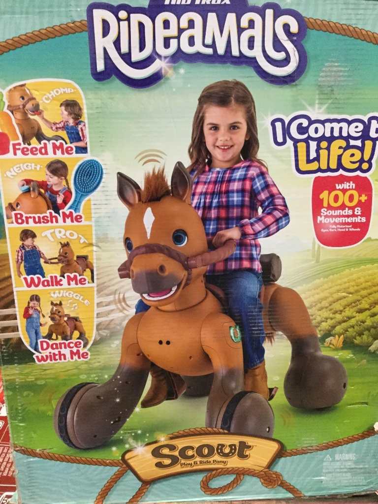 scout the interactive pony ride on