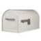 Gibraltar Mailboxes Reliant White Locking Post Mount Mailbox, $82 MSRP