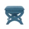 Valencia Vanity Stool in Northgate Peacock, $140 MSRP