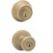 Kwikset Tylo Antique Brass Exterior Entry Door Knob