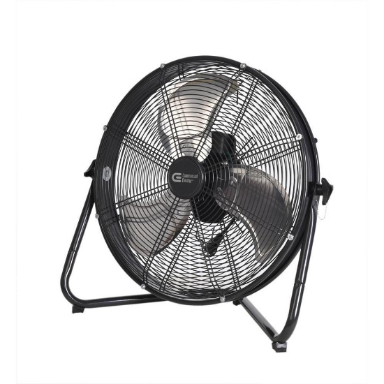 Commercial Electric 3-Speed High Velocity Shroud Floor Fan, $70 MSRP