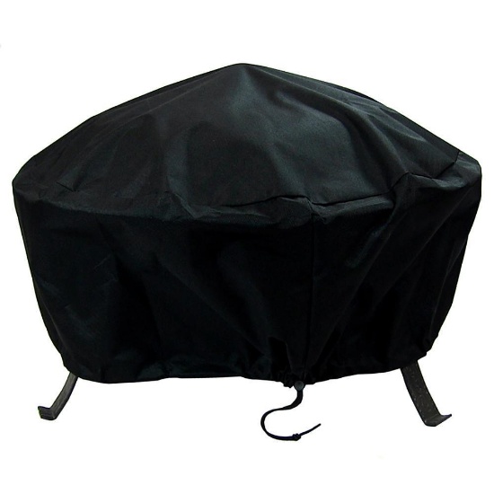 Sunny daze Decor Durable Weather-Resistant Round Fire Pit Cover, $38 MSRP