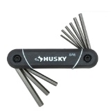 Husky SAE Folding Hex Key Set, $6 MSRP