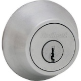 2-CYL DEADBOLT K6 SATIN CHROME, $20 MSRP