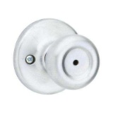 Kwikset Tylo Satin Chrome Privacy Door Knob, $12 MSRP