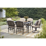 Hampton Bay Laurel Oaks Dining Set, $699 MSRP