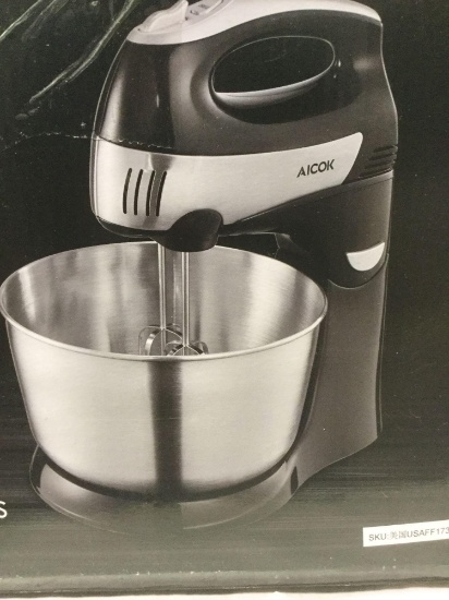 Aicok Stand Mixer with Stainless Steel Bowl, $110 MSRP