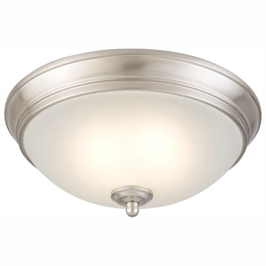 Commercial Electric 13 in. 60-Watt Equivalent Brushed Nickel Integrated, $33 MSRP