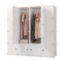 KOUSI Portable Clothes Closet Clothing Storage Plastic Dresser,White - $ 73.99 MSRP