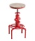 Topower American Antique Vintage Industrial Barstool Solid Wood - $68.00 MSRP