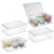 Plastic Stackable Food Storage Container Bin With Hinged Lid - $31.00 MSRP