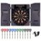 Win.Max Electronic Soft Tip Dartboard Set with Cabinet, 12 Darts LED Display - $133.99 MSRP