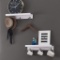 O&K Furniture Wall Mounted Floating Shelf with Dual Hooks (White, 18.9