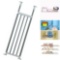 Baoyouni Expandable Closet Tension Shelf Rod Organizer Adjustable Storage Rack - $35.89 MSRP