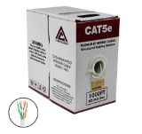 CAT5E Plenum 1000FT 350MHZ 24AWG Blue Solid Network Cable CMP - $ 114.99 MSRP