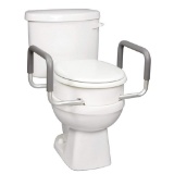 Carex Raised Toilet Seat With Handles - $ 38.98 MSRP
