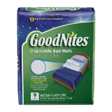 GoodNites Disposable Bed Mats for Bedwetting $35.88 MSRP