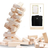 Lavievert Giant Toppling Timbers Wooden Blocks Game Stacking Blocks Stacking Tower - $62.99 MSRP