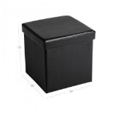Songmics Folding Storage Ottoman Cube $24.99 MSRP