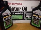 Toyota Motor Oil SAE 0W-20