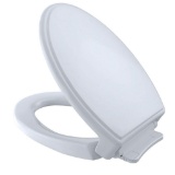 TOTO SS154#01 Traditional SoftClose Elongated Toilet Seat, Cotton White $60.85 MSRP