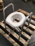 Raised Toilet Seat with Safety Frame