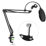 Professional Microphone Stand with Pop Filter