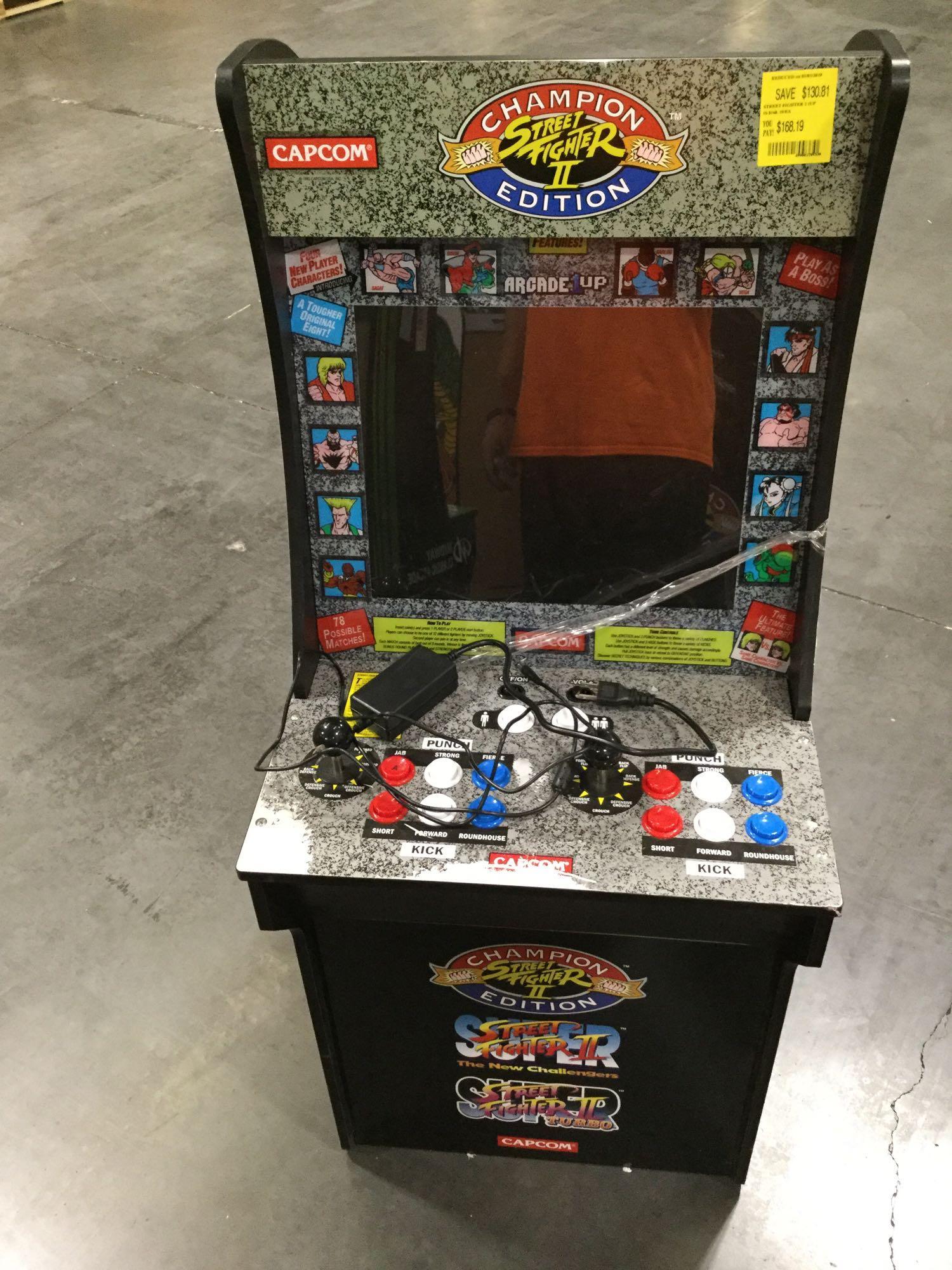 Capcom Arcade1up Street Fighter Ii Champion Edition Arcade Machine