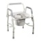 Steel Drop Arm Bedside Commode with Padded Seat & Arms ,$144 MSRP