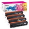 Inknu 4-Pack Premium Compatible Toner Cartridge,$24 MSRP