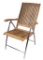 SeaTeak Windrift Folding 6-Position Deck Armchair with Stainless Steel Legs - $270 MSRP