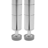 Seville Classics UltraDurable Commercial-Grade Steel Shelving Poles,$22 MSRP