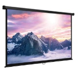 VonHaus 80 Inch Manual Pull Down Projector Screen , $64 MSRP