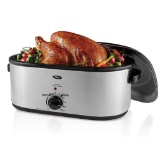 Oster Roaster Oven with Self-Basting Lid | 22 Qt, Stainless Steel $62 MSRP